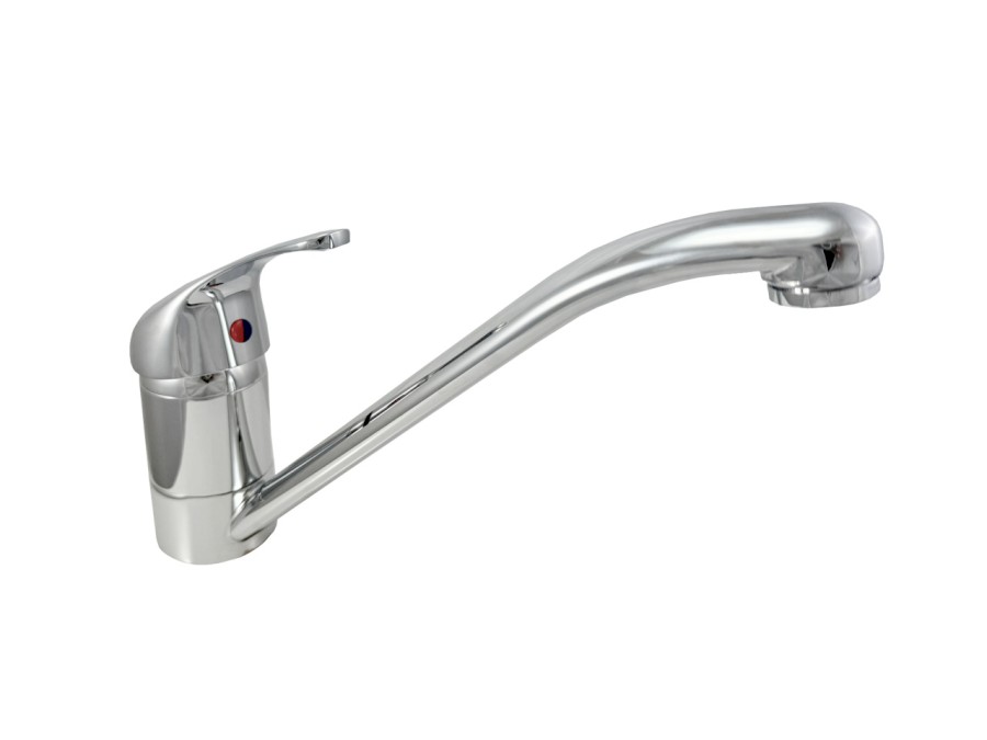 REVE stojánková dřezová baterie k beztlakovému průtokovému ohřívači vody, ramínko 25 cm