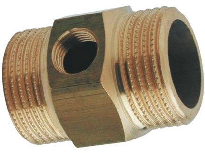 Mosazná vsuvka vnější závit / vnější závit 1